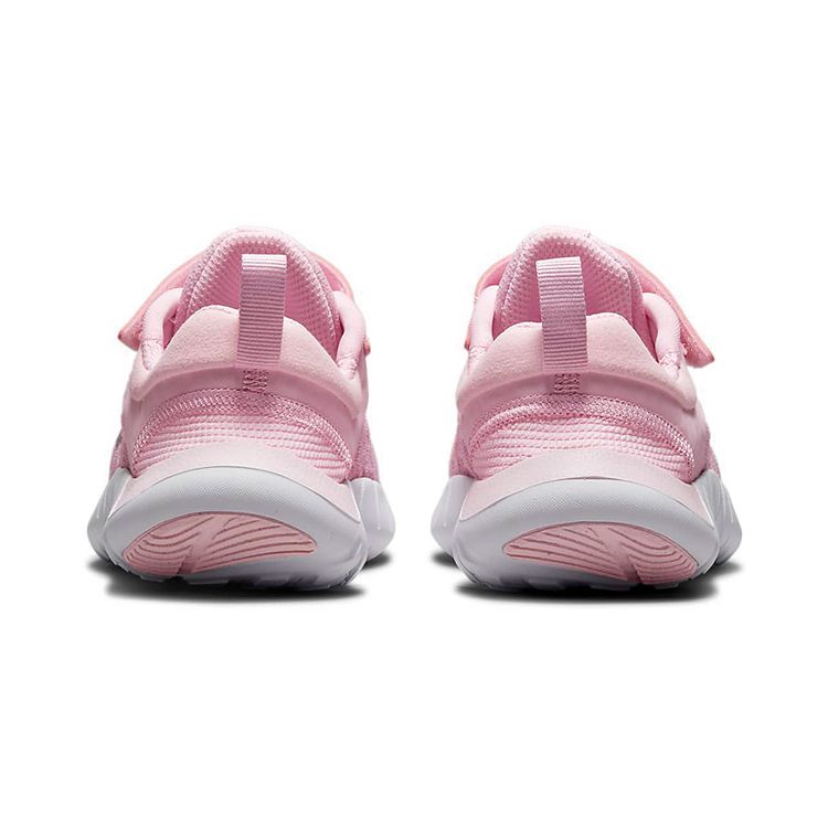 Nike Free RN 2021 PS Pink Foam Kids Sneakers White Pink-Glaze Metallic-Silver CZ3996-610
