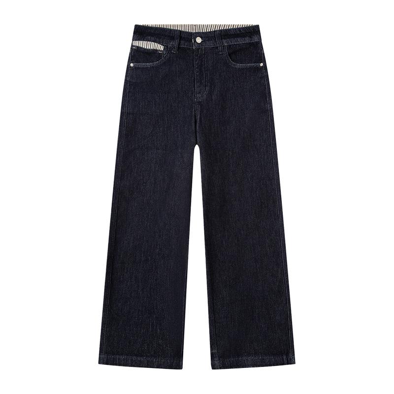 

Women s Mid-Waist Elastic Wide-Leg Jeans - Autumn 2025 Collection 27