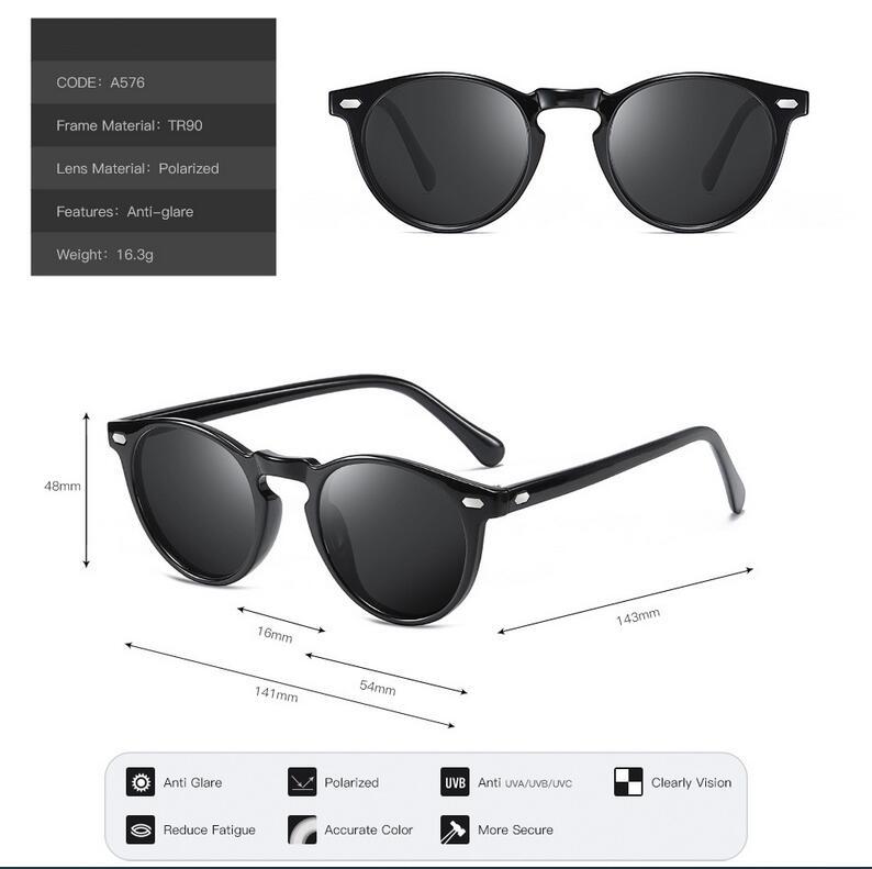 Dioptrie 0 -0,5 -0,75 Až do -6,0 Okrúhle slnečné okuliare na krátkozrakosť Pre mužov UV400 Antireflexné Okuliare na krátkozrakosť s dioptriami