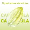 Pet Chew Toy with Built-in Sound Design Star Fruit Shape Bite-Resistant Clean Teeth Massage Gums Interactive Dog Toy