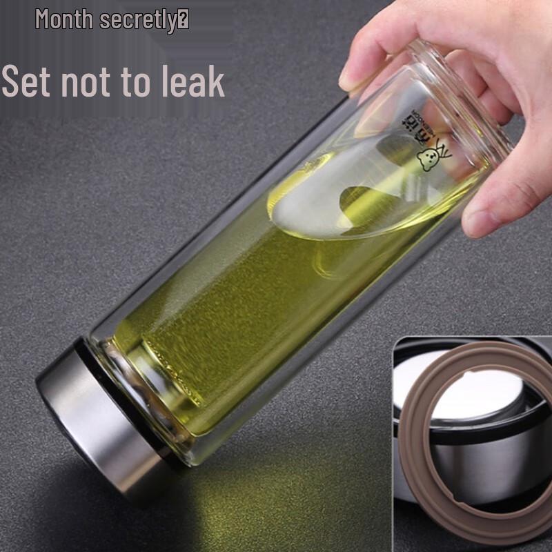 Xinuo doppelwandiger hitzebeständiger Glas-Tee- & Wasserbecher