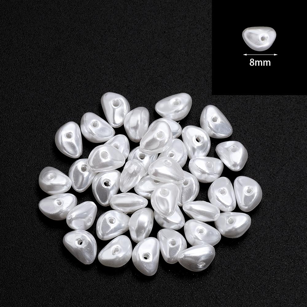 20pcs Irregular ABS Imitation Pearls Beads Loose Spacer Beads For Jewelry Making DIY Bracelets Necklace Earrings Accessories