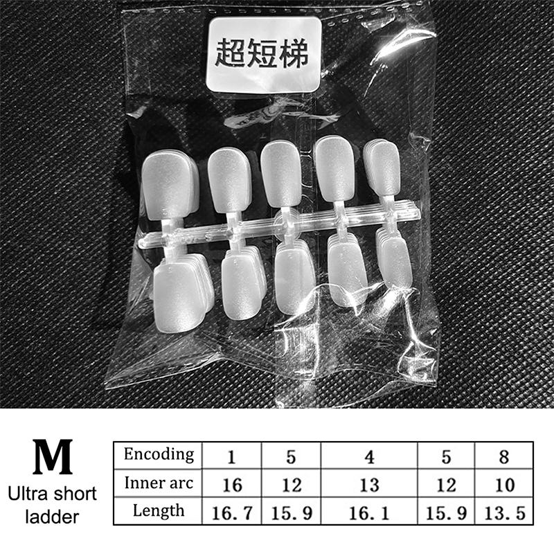 100Pcs Press On Nail Tips Full Cover Ultra-Thin False Nails Patches Gel Nails Extension System Clear Fake Nails Art Accessories
