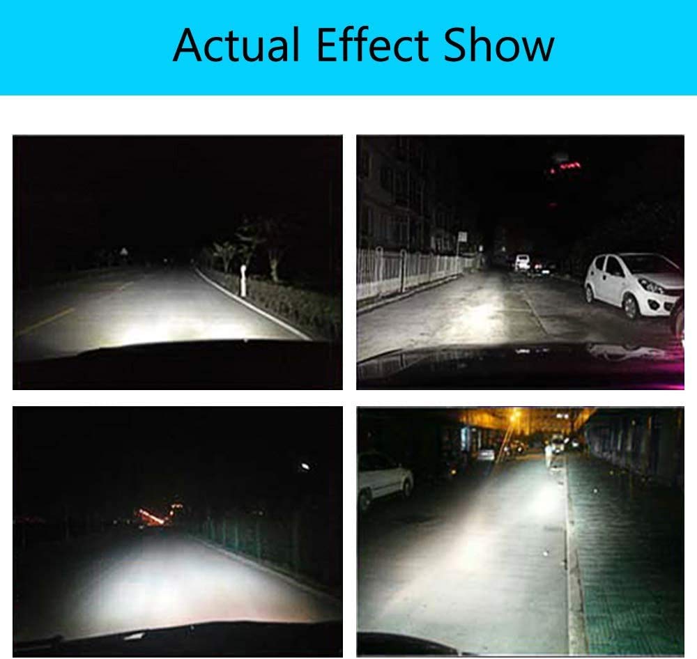 H7 Halogen Lamp, White Headlight, Halogen Bulb, High Efficiency, 100W, 6000K, Pack of 2 (9006/HB4)