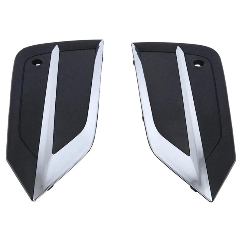 1 par Bilens Främre Bumpergaller Bilaccessoar 31449213 31694539 31425187 för XC60 MK2 Dimljusgaller Ersättning