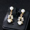 Alloy Diamond Necklace Earrings Bracelet Bride Three-Piece Set