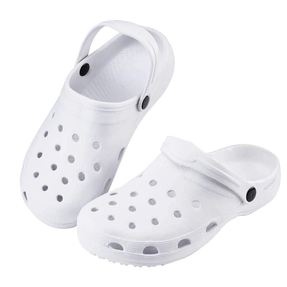 

Детские ЭВА Новые Легкие Медсестринские Широкий Размер L 9373301A Обувь, Сабо, Медицинская/Медсестринская, Сандалии, 3E, 2-сторонние, (39), Белый, белый