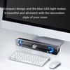 V-111 Computer Spker USB Wired Powerful  Bar Stereo Subwoofer Bass Spker Surround Sound Box for PC Laptop Phone Tablet MP3 MP4