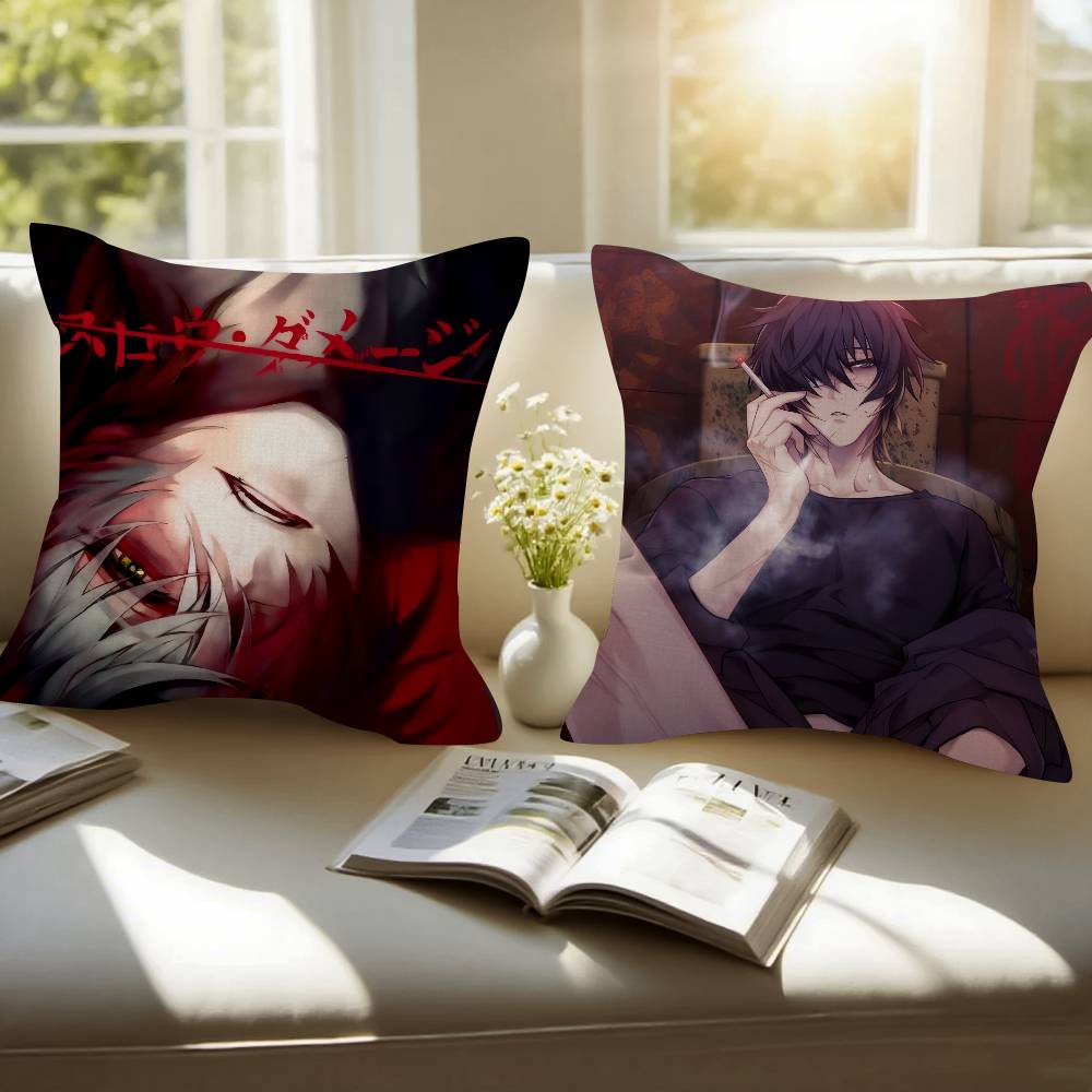 Anime Towa S-Slow D-Damage Personalized Picture Text Home Decorative Pillows Household Gifts 45X45Cm