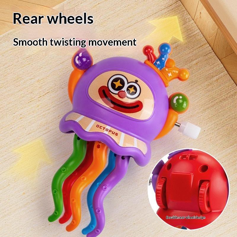 Wind Up Dancing Octopus Toy With Cute Cartoon Face And Colorful Tentacles Perfect For Toddlers Kids Birthday Gifts Daily Play