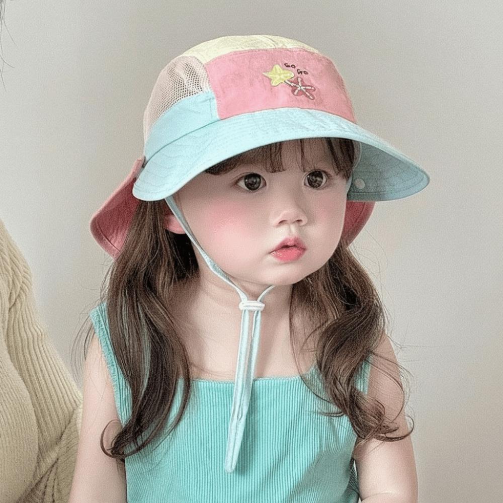 Animal Cartoon Bucket Hat Car Children's Fisherman Hat Soft Summer Kid Sun Hat  Girls