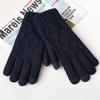 Winter Gloves Warm Plus Velvet Thickened Touch Screen Knitted Gloves for Women In Northeast Winter Riding Writing Cold Proof Gloves