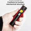 USB Rechargeable LED Flashlight with Magnet and Hook Life Waterproof With Red light Power Bank Repairing Work Emergency Lantern