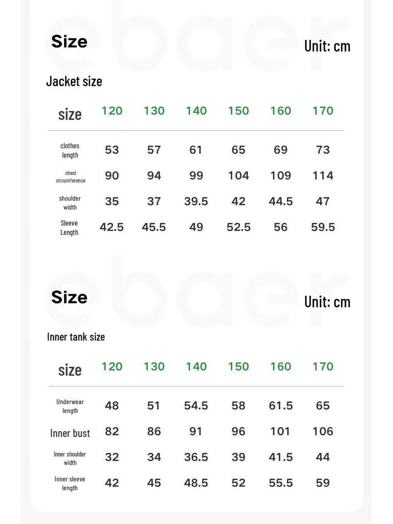 EBAER Kids' 3-in-1 Waterproof Outdoor Jacket