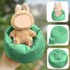 Doll Display Furniture Handmade Corduroy Bean Bag Chair For 17Cm Dolls Mini Sofa Pillows Cute Desktop Decoration Doll Accessory