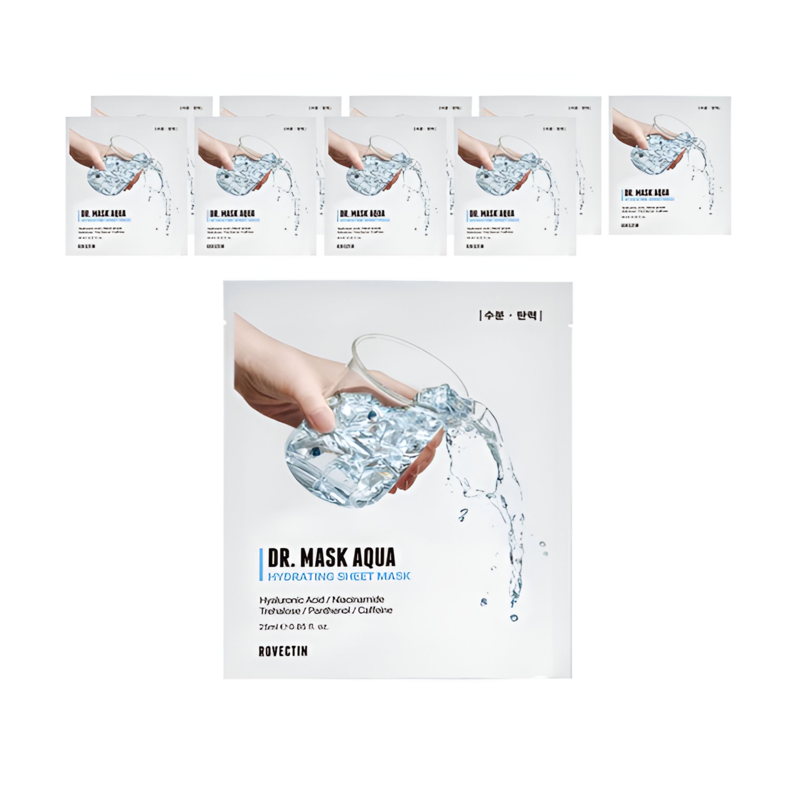 ROVECTIN Aqua Hyaluronic Essence Mask (25ml x 10 Sheets)