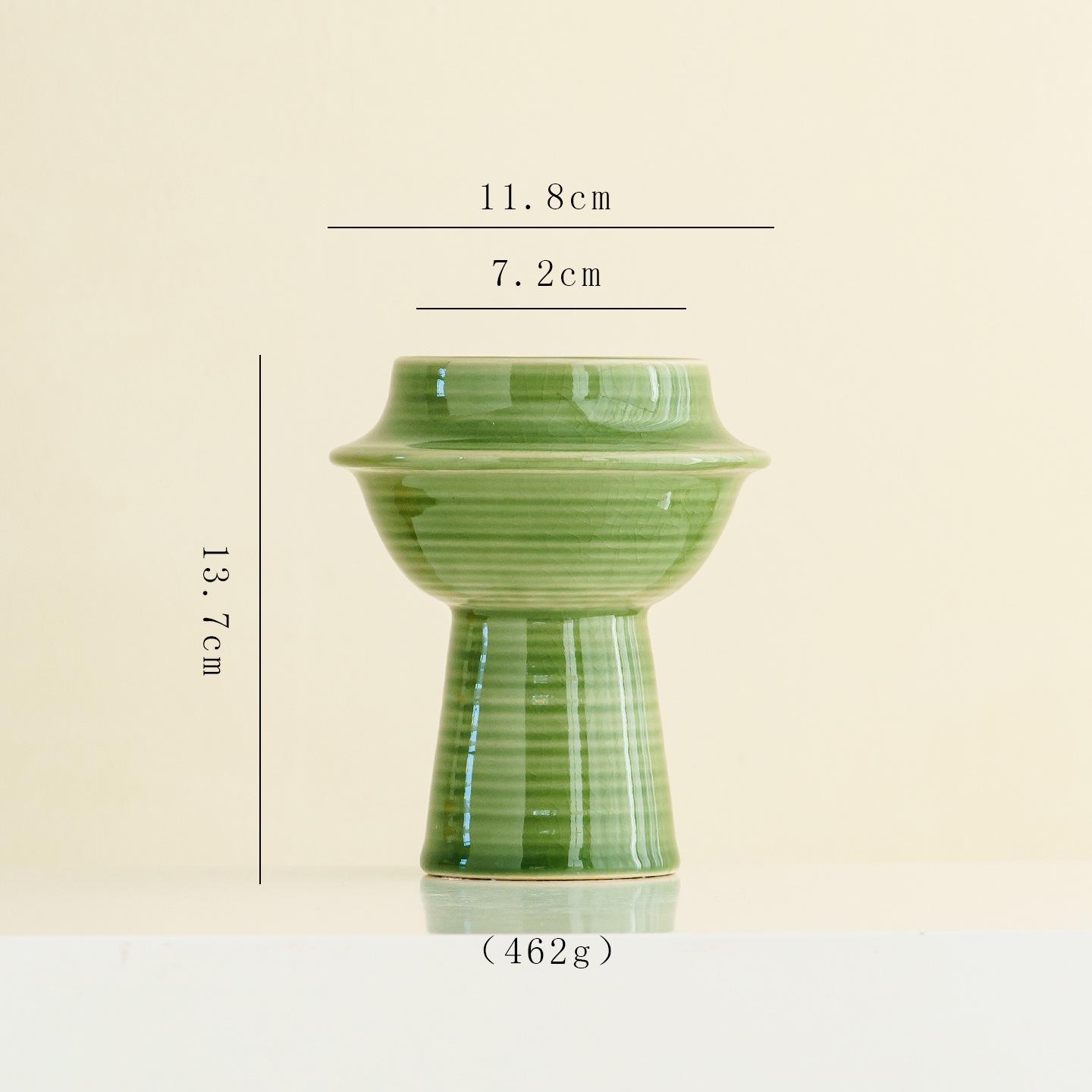 

Ретро Керамическая Маленькая Ваза для Цветов - Гидропонная Композиция Декоративное Украшение для Дома, Офиса, Кабинета или Гостиной с Роскошным Штрихом.