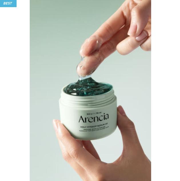 ARENCIA Holy Hyssop Serum 30 50g / Brightening & Cooling Serum for Cool Tone Skin