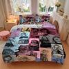 3Pcs Taylor Swift Collage Bedding Sets For All Sizes New 3D Printed Bed Cover Comforter Duvet Cover Pillowcase Bedroom Decoration