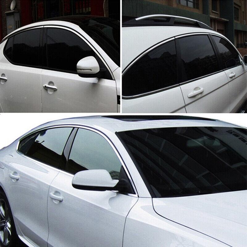 6m CAR WINDOW TINT FILM KIT TINTING SUPER DARK BLACK LIMO 5/15/20/25/35/50% Solar Protection Film Car Window Tint Film