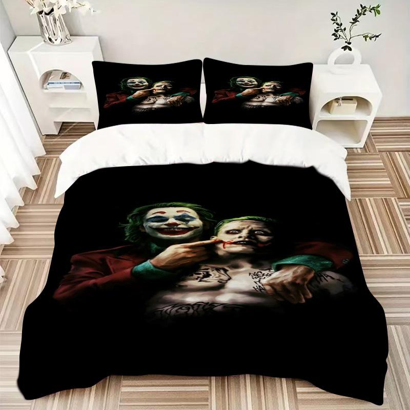 Joker'S Transformation Print 3Pcs Bedding Setduvet Cover With 2 Bedropillowcase Home Birthday Gift