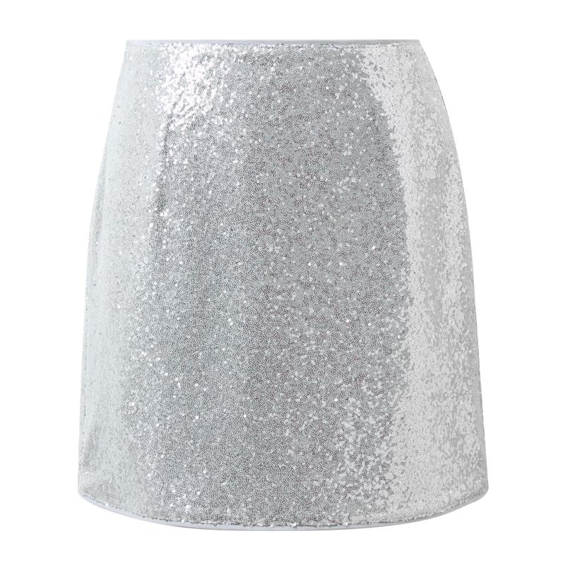 

Women s Sequin A-Line Mini Skirt M