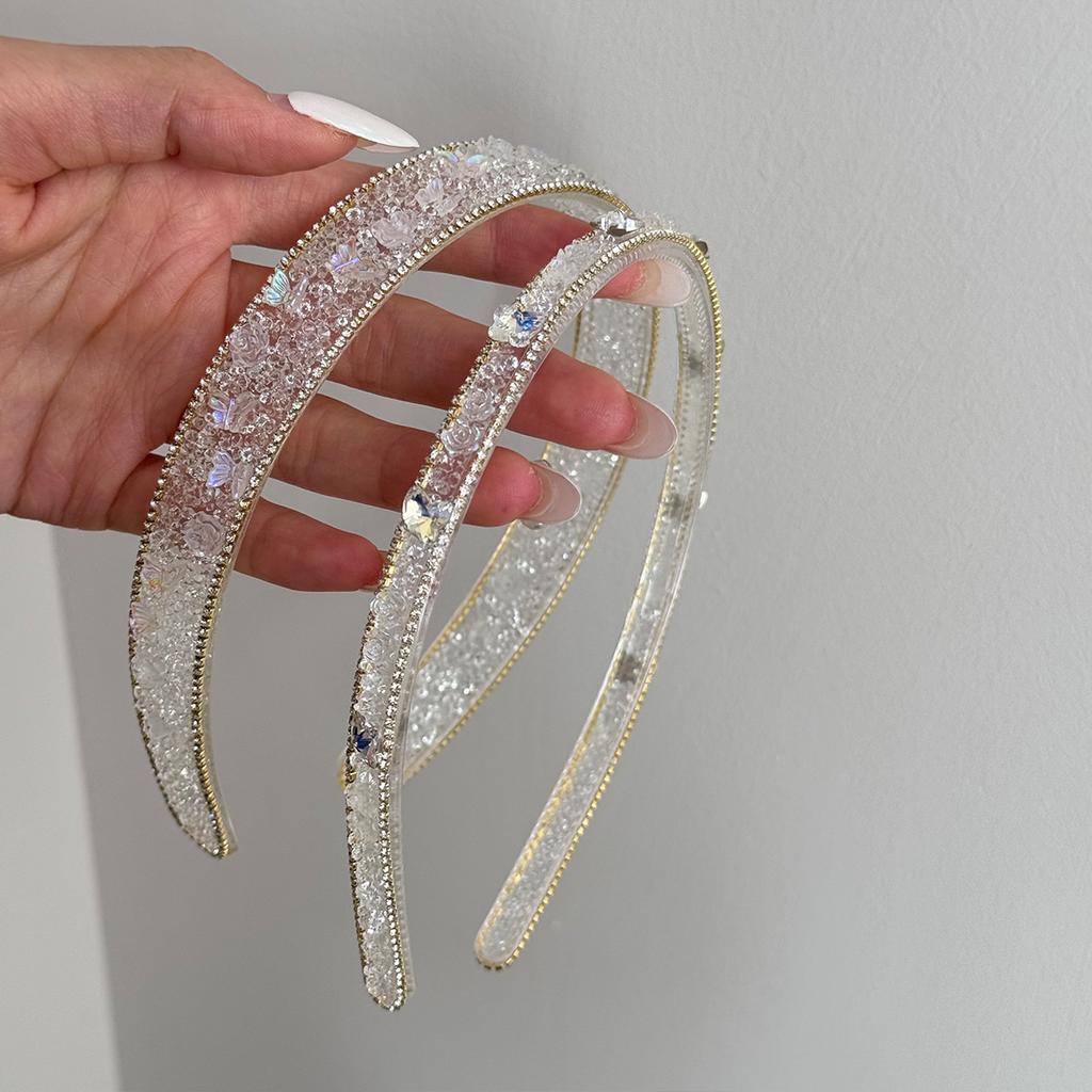 Hair bands for women girl korean accessories headband luxury designer fascinators elegant Butterfly rhinestone vintage popular