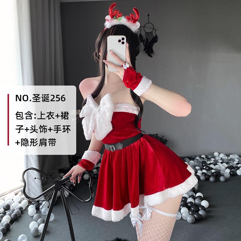 Elk Christmas Costume Female Sexy Cos Costume New Robe Sweet Halloween Costume Suit
