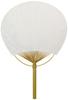 Shikoku Uchiwa by chrysanthemum approximately 28 x 41 (Japanese fan), unisex, Gen'emon Kiln, design, cm.