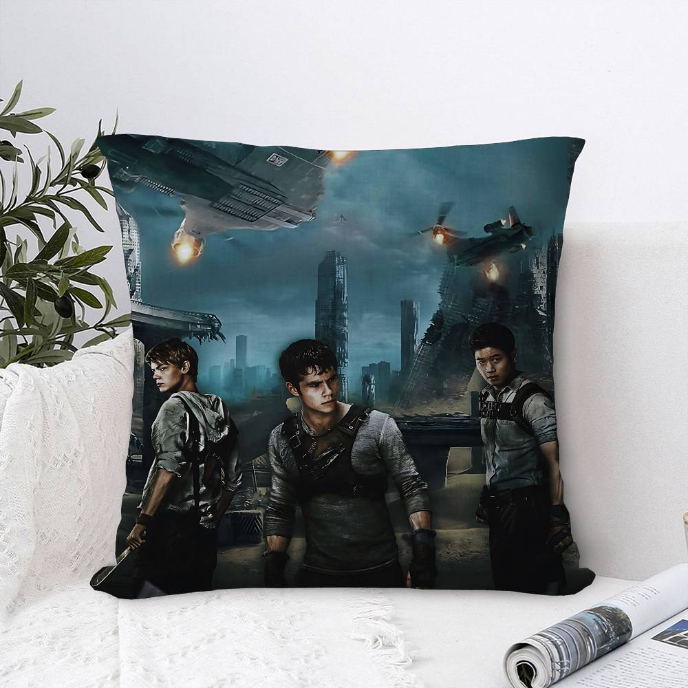 Movie The Maze Runner Series Anime Cushion Cover Decorative Pillow Sofa Home Decor Case Pillow Cases
