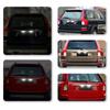 2pcs White LED Light Error Free Number License Plate Lights for Volvo S80 XC90 S40 V60 XC60 S60 C70 V50 XC70 V70 LED Tag Lights