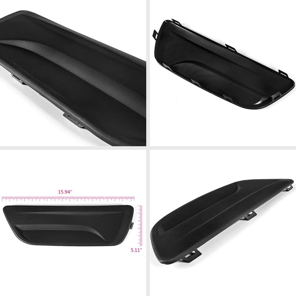 PIT66 Fog Light Covers, Compatible With Malibu Eco 2013-2014/Malibu 2013-2015(Submodel: LS, LT)/Malibu Limited 2016 (Submodel: LS, LT) 2 Pcs Left &