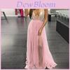 Elegant Women Party Sling Evening Dress With Deep V-neck And Stunning Backless Design
