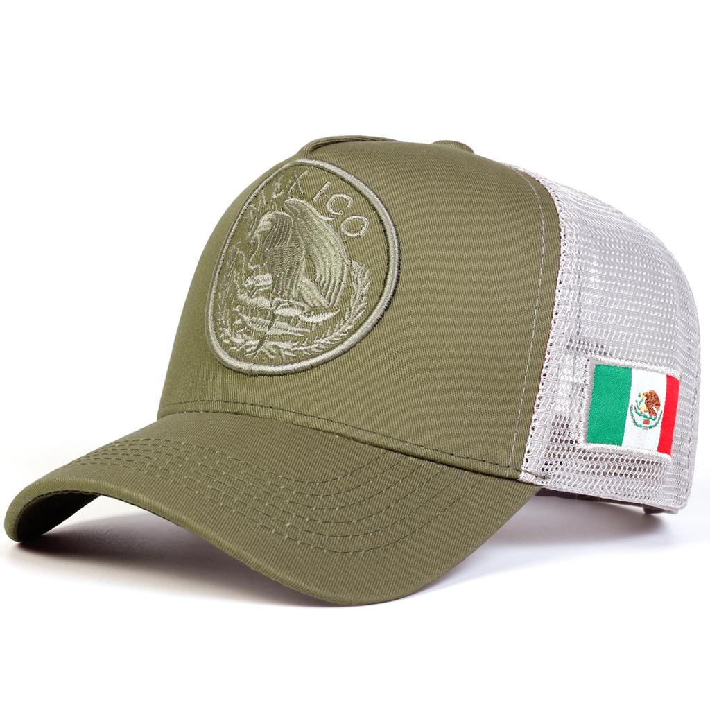 Net Baseball Stitching Embroidered Flag Mexican Neutral Gender Women Men For Caps Spring Summer Outdoor Adjustable Casual Hats Dad Hat Sunscreen