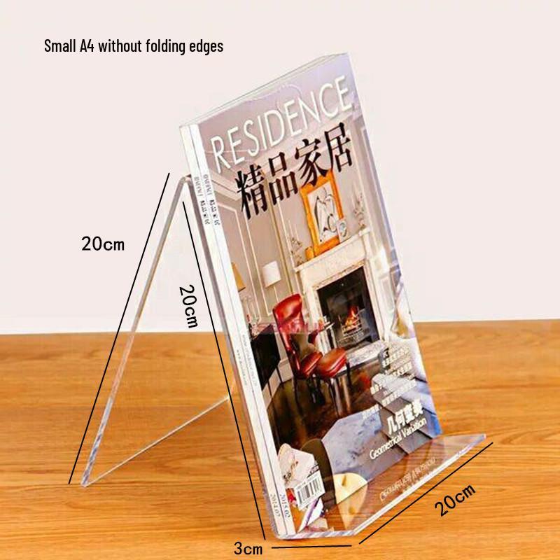 Acrylic Bookends and Stand for Books, Booklets, Records, and Displays