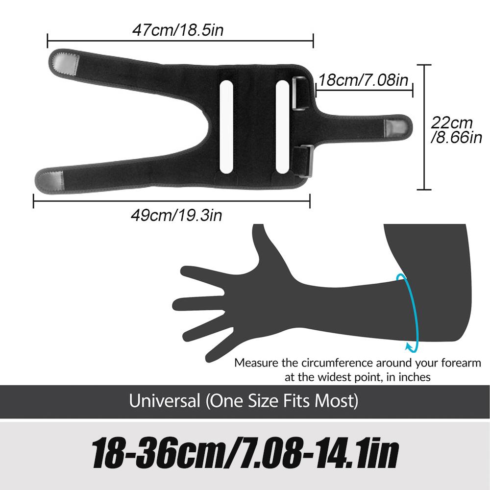 1Pc Elbow Pain Relief, Adjustable Stabilizer With Splint For Ulnar Nerve Entrapment Cubital Tunnel Syndrome, Arm Support Straps