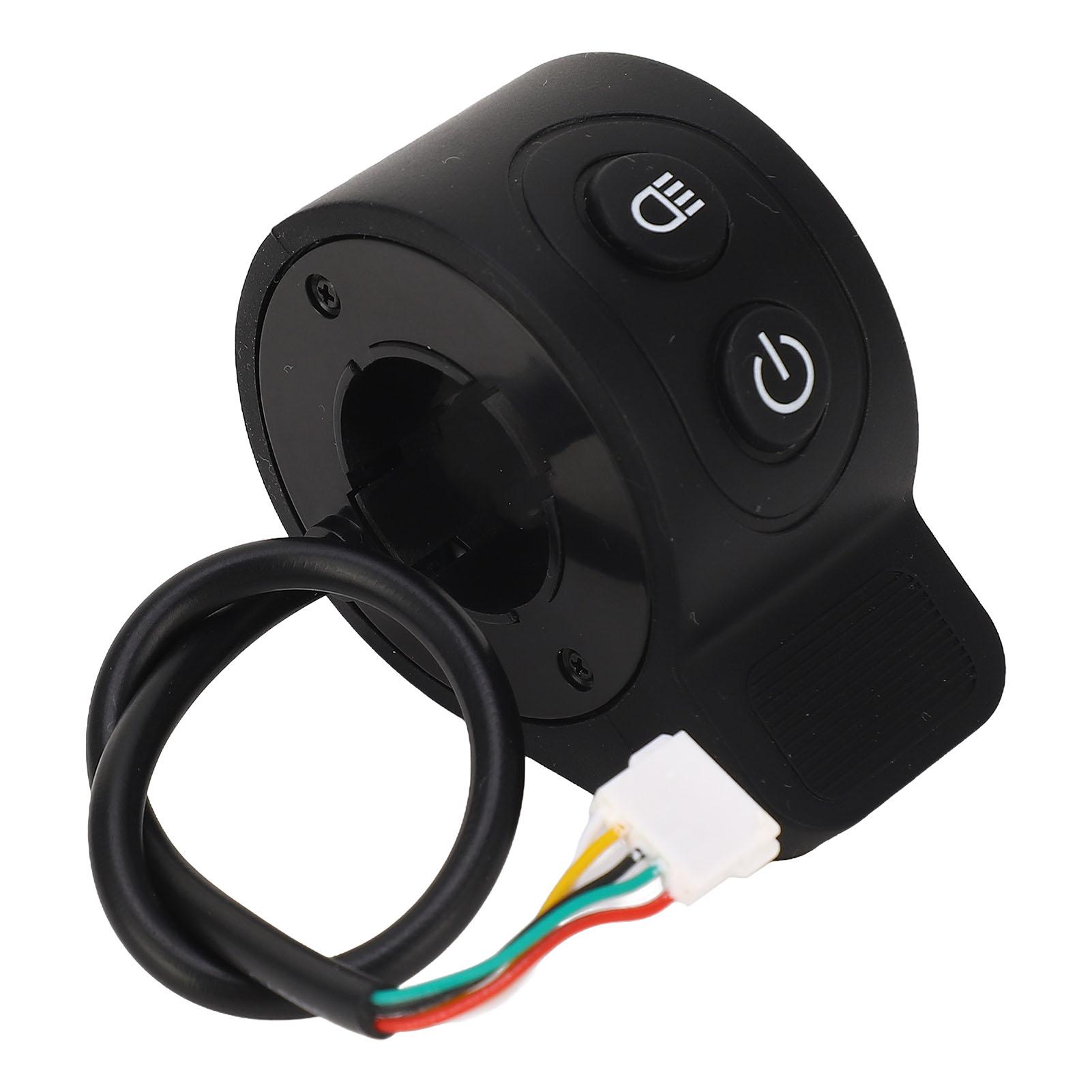 Igeteck Electric Scooter Throttle Accelerator Accessories Sensitive Electric Scooter Integrated Switch Thumb Throttle