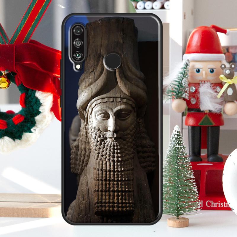 

Lamassu Assyrian Winged Lion For Huawei Nova 12i 11i 8i 12s Y73 Y72 Y61 Y91 Y90 Y70 Y60 9 10 SE P60 Pro P30 P40 Lite Case Nova 9 SE