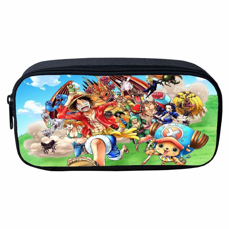 Children's Cartoon Pirate King Pencil Case - Stylish Storage for School Supplies