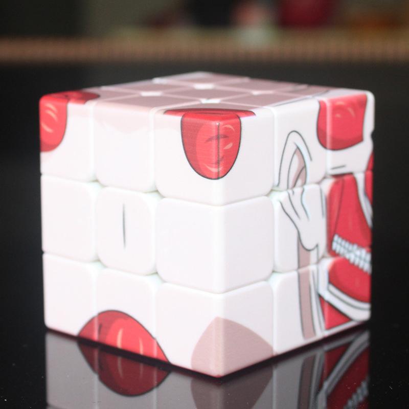 3x3x3 3D Printing Magnetic Speed Cubo Titan Corus Magnet Professional Magic Cube Puzzle Magico Fidget Toy