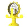 360° Wheel Interactive Pet Puzzle Feeder Toy Slow Feeder for Cats and Dogs with Strong Suction Cup