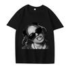 Monochrome Attitude Bad Girl Basic T-Shirt Herren Damen Oversized 100% Baumwolle Kurzarm Sommerdruck Unisex-Oberteile