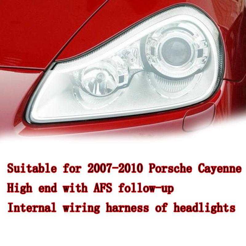 Suitable for 07 08 09 10 Porsche Cayenne Cayenne Cayenne headlight internal wiring harness Cayenne headlight plug wiring harness right side R