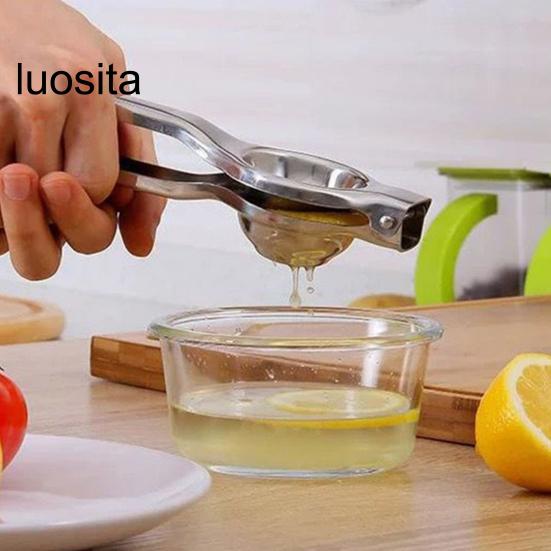 Manual Lemon Juicer, Fruit Squeezer, Comfortable Grip, Stainless Steel, Easy To Clean, Seedless Lemon Squeezer