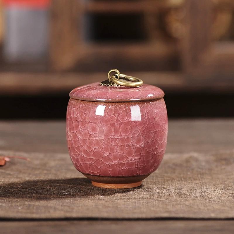 Ceramic Caddies Tea Container Coffee Canister Porcelain Tea Caddy Tea Storage Box Container