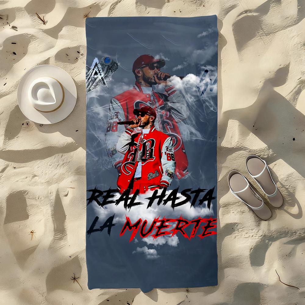 Rapper Anuel AA Towel For Swim Yoga Gym Quick Drying Soft and skin-friendly Beach Towels All-Season