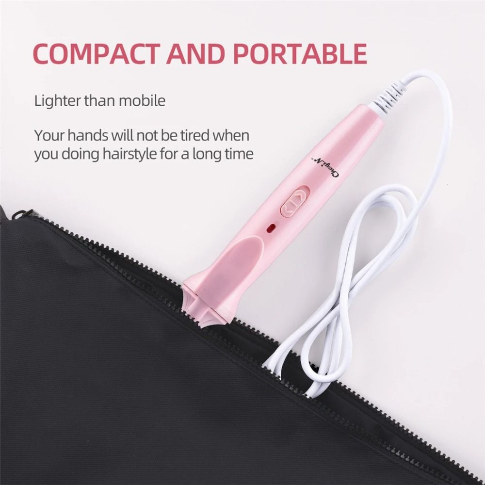 Professional Mini Hair Curling Iron Electric Salon Styling Tool New 9mm Curler Wand