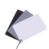3 In1 Pocket-Size Digital White Black Grey Balance Card 18% Gray Card Calibration Camera Checker With Neck Strap For Photography