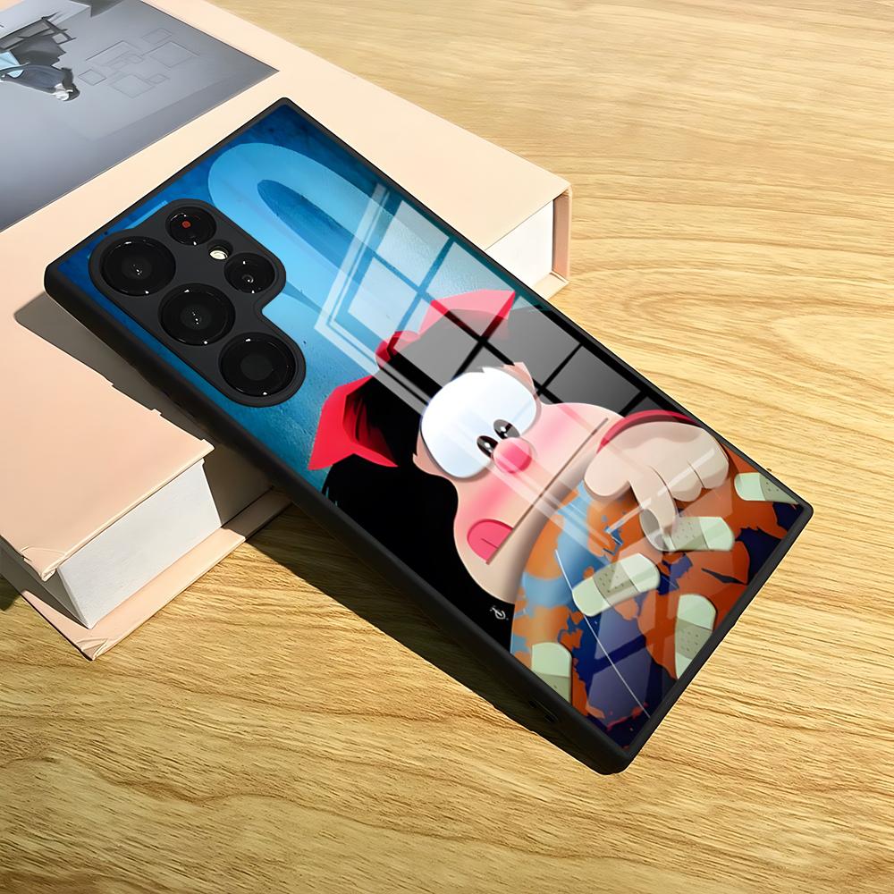 

Cartoon Mafalda Cute Phone Case For Samsung S26 Ultra S24 25 Fe S22 S20 S23 21 Plus A54 A34 A53 A16 Glass Cover Samsung s21fe