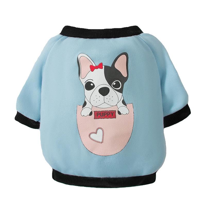 Spring and Summer Dog Medium and Small Dog Bullfighting Sweater Thin Breathable Fat Dog Starling Dog Pet Dog Clothes